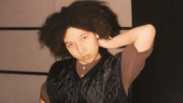 Alana as a Sarah Lawrence student, circa 1995